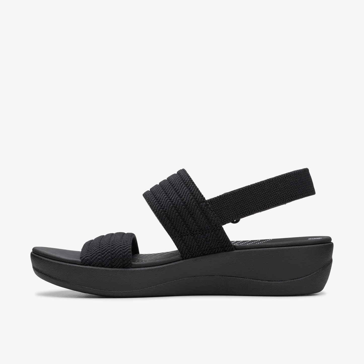 Sandalias De La Marca Clarks Para Mujer Modelo Arla Stroll Black En Color Negro