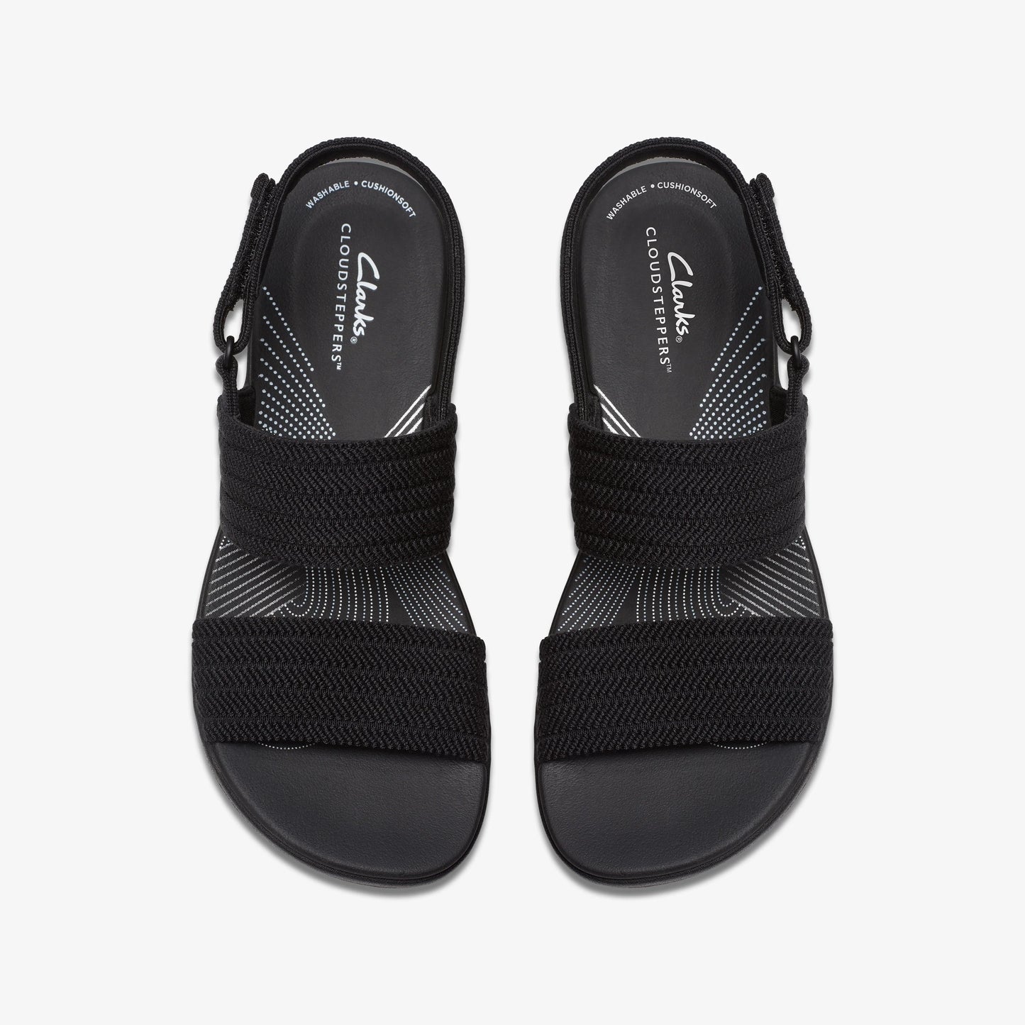 Sandalias De La Marca Clarks Para Mujer Modelo Arla Stroll Black En Color Negro