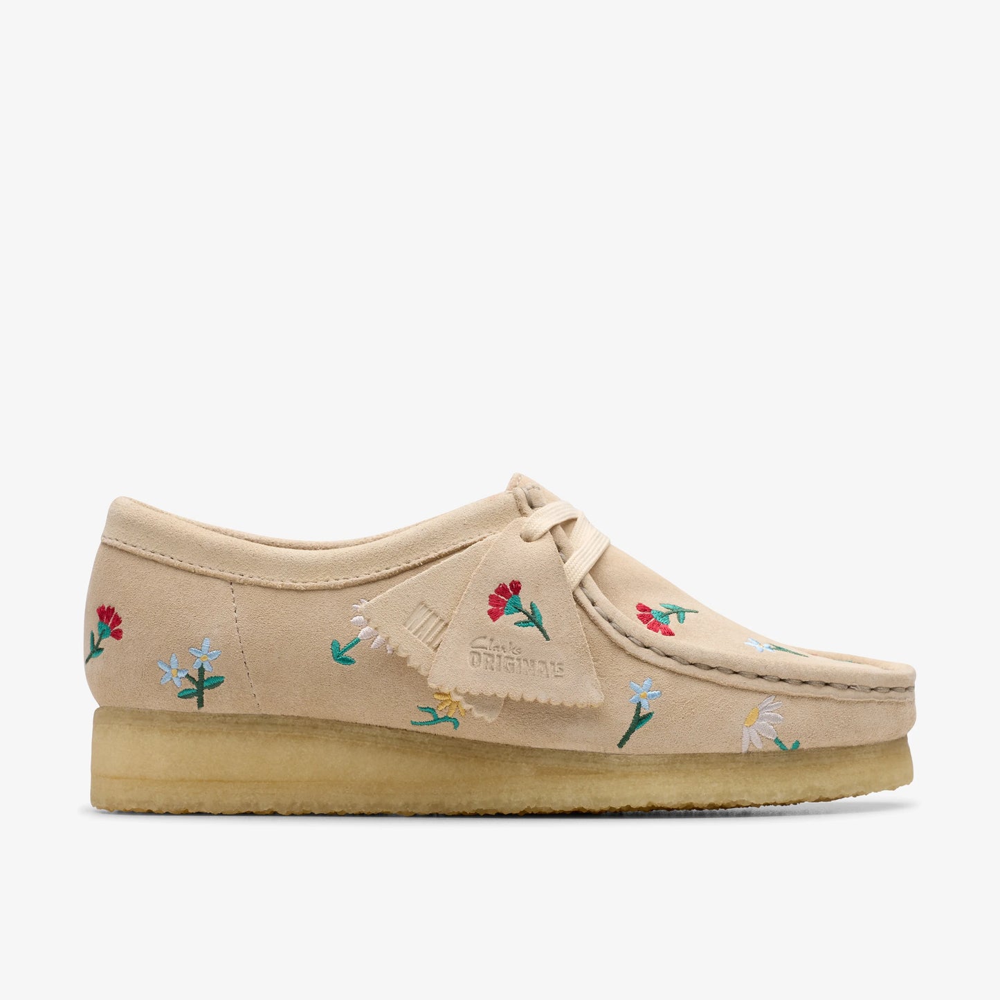 Sandalias De La Marca Clarks Para Mujer Modelo Wallabee. Taupe Emb En Color Marrón