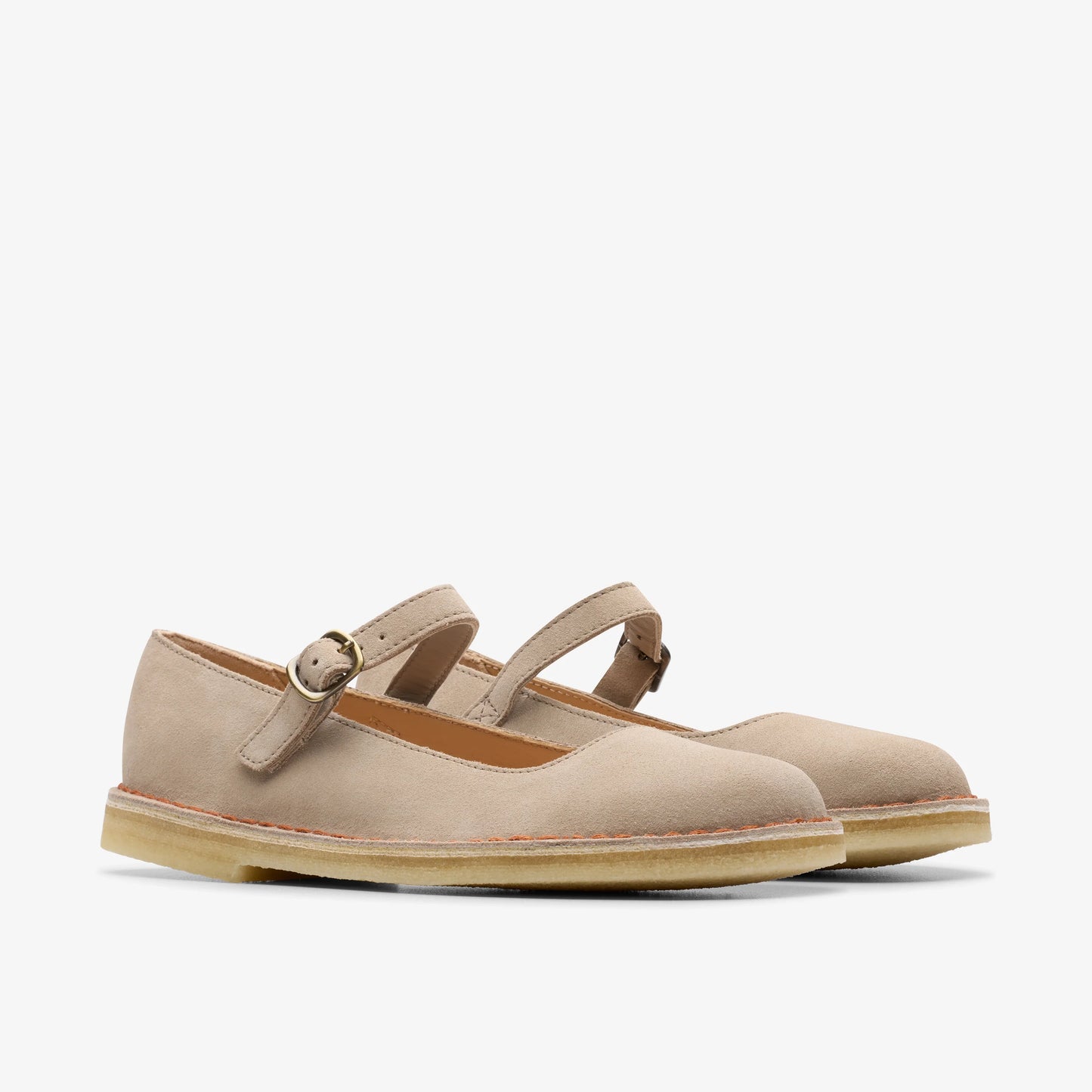 Zapatos Casual De La Marca Clarks Para Mujer Modelo Desert Jane Sand Suede