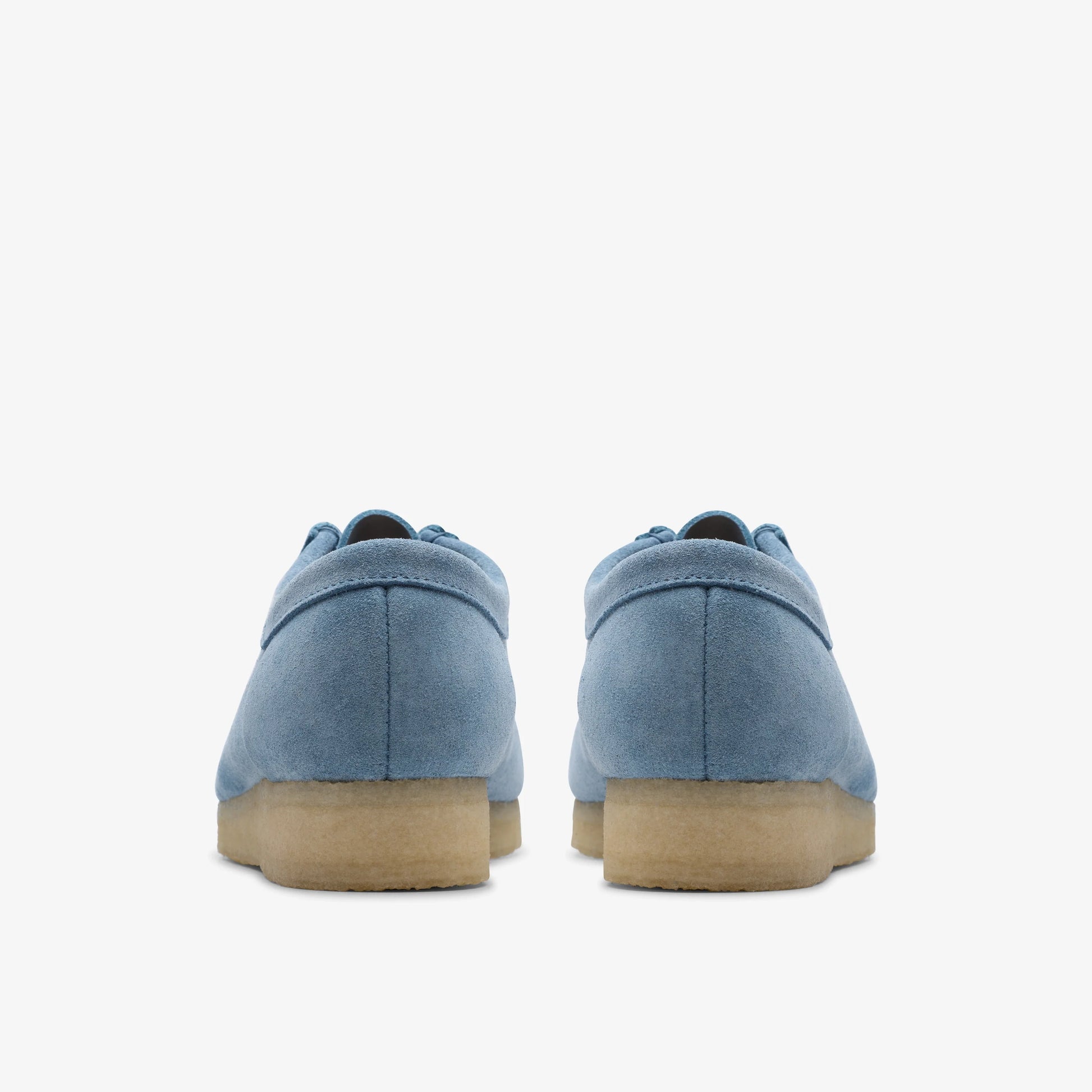 Zapatos Casual De La Marca Clarks  Para Mujer Modelo Wallabee Weave Powder Blue Suede