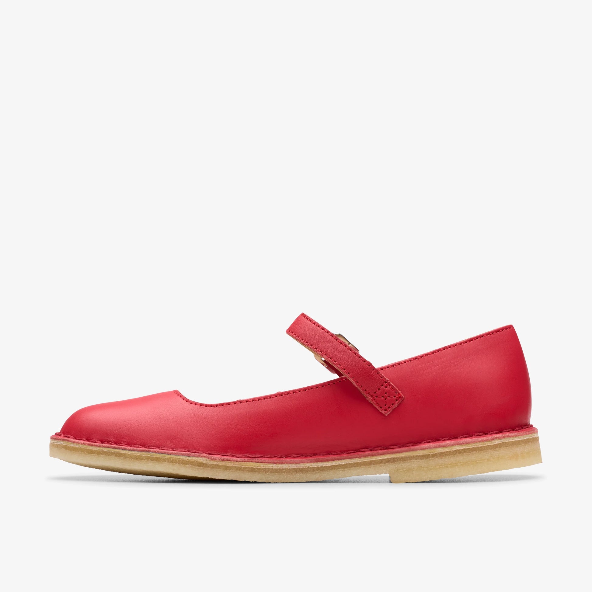 Zapatos Casual De La Marca Clarks  Para Mujer Modelo Desert Jane Red Leather