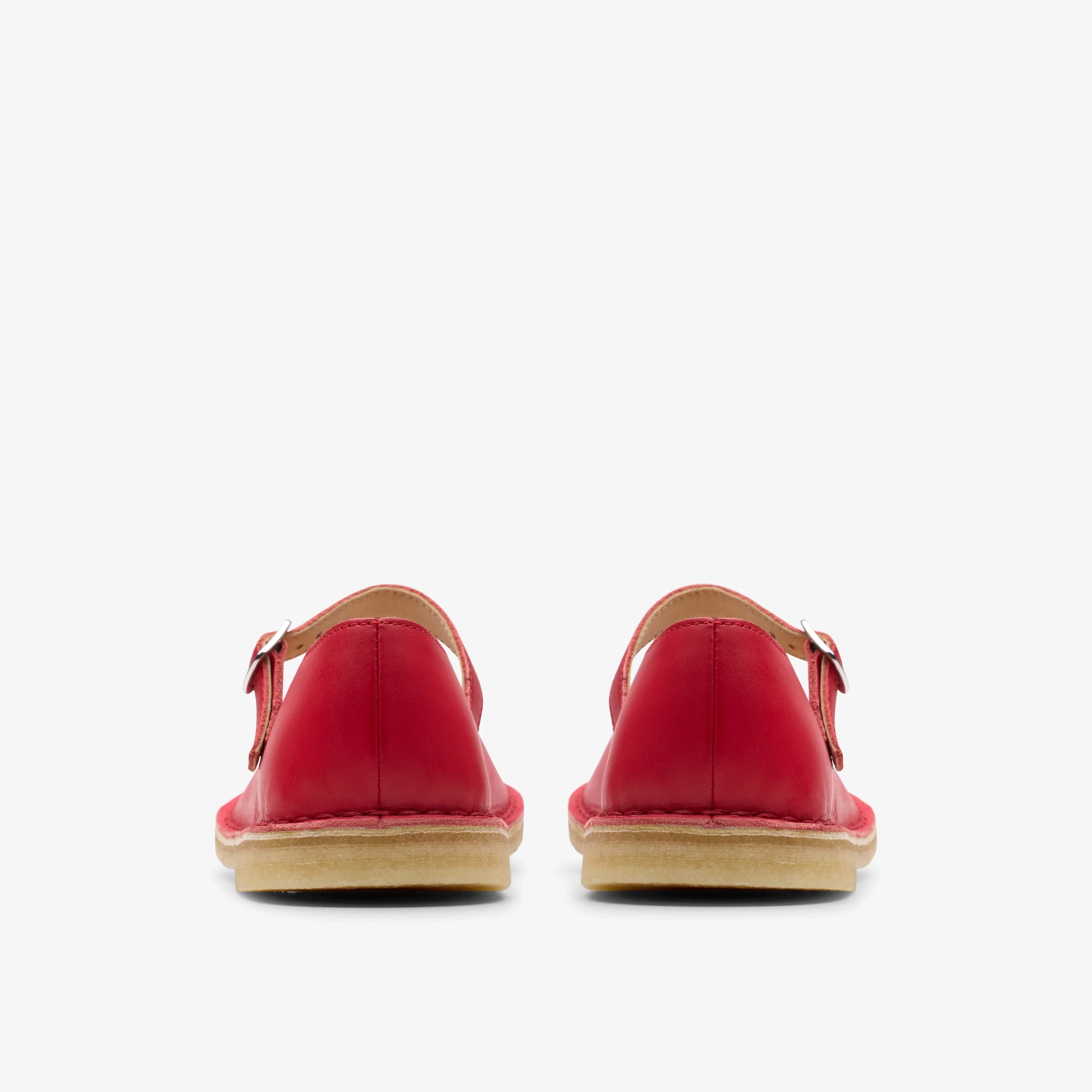 Zapatos Casual De La Marca Clarks  Para Mujer Modelo Desert Jane Red Leather