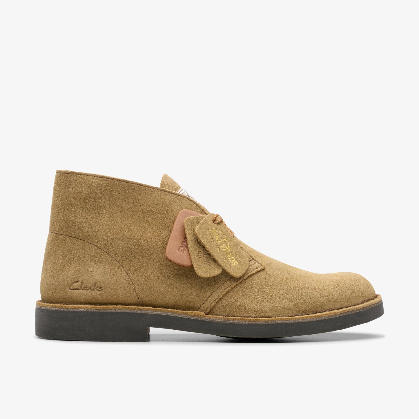 Botas De La Marca Clarks Para Hombre Modelo Desert Bt Evo Dark Sand Suede En Color Beige