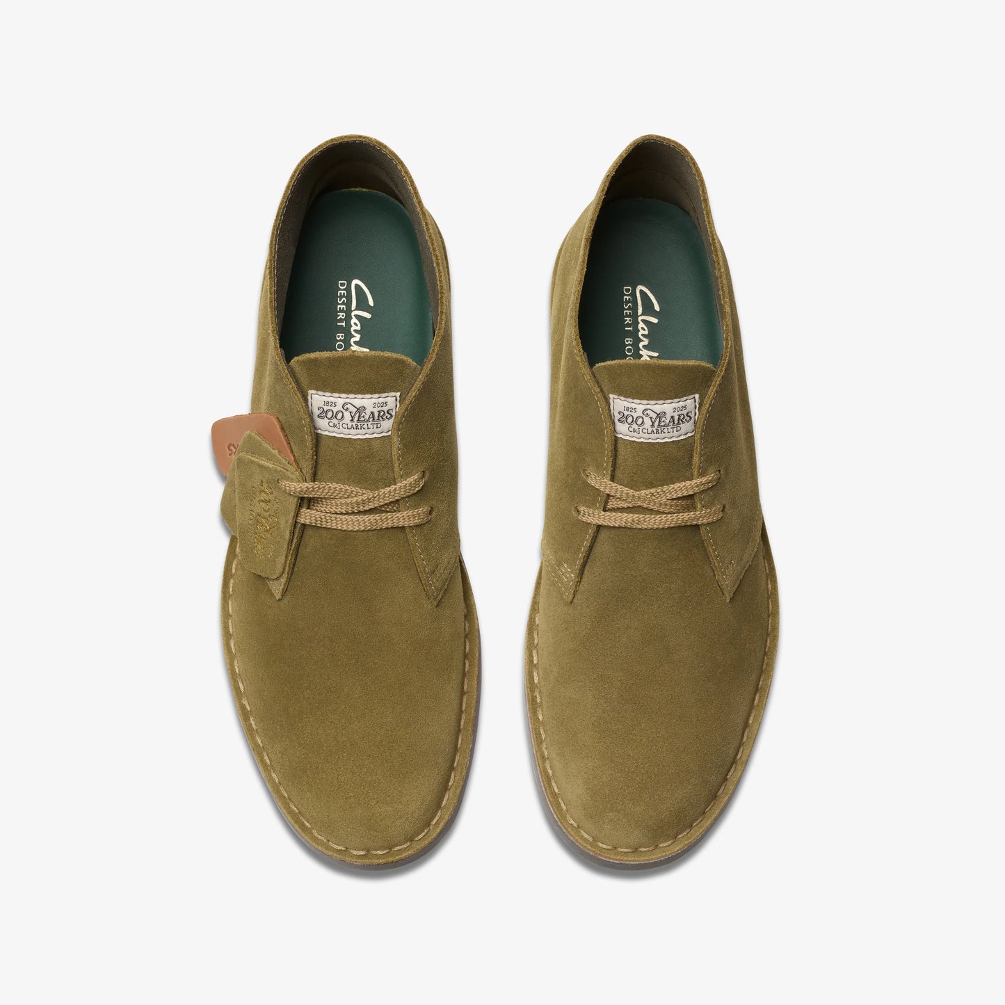Botines De La Marca Clarks Para Hombre Modelo Desert Bt Evo Olive Suede