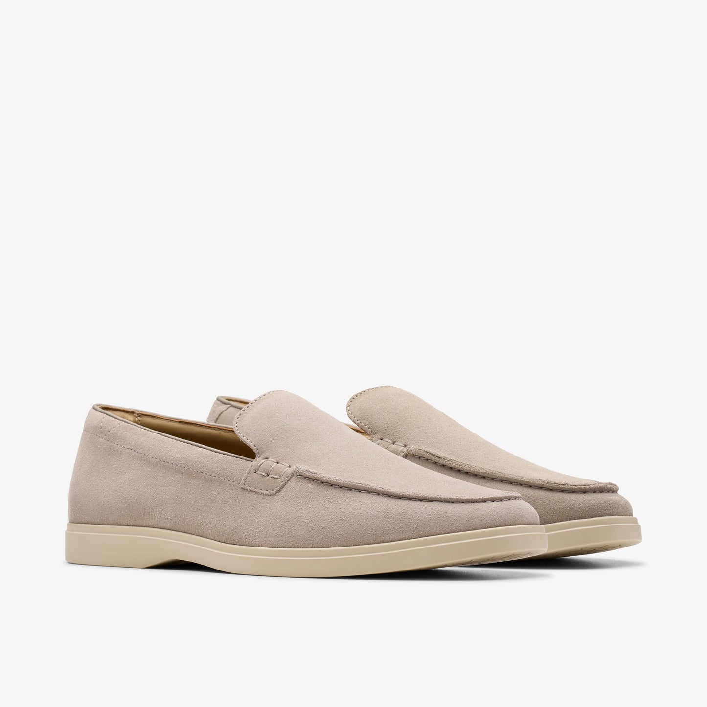 Zapatos Casual De La Marca Clarks Para Hombre Modelo Torford Easy Grey Suede En Color Gris