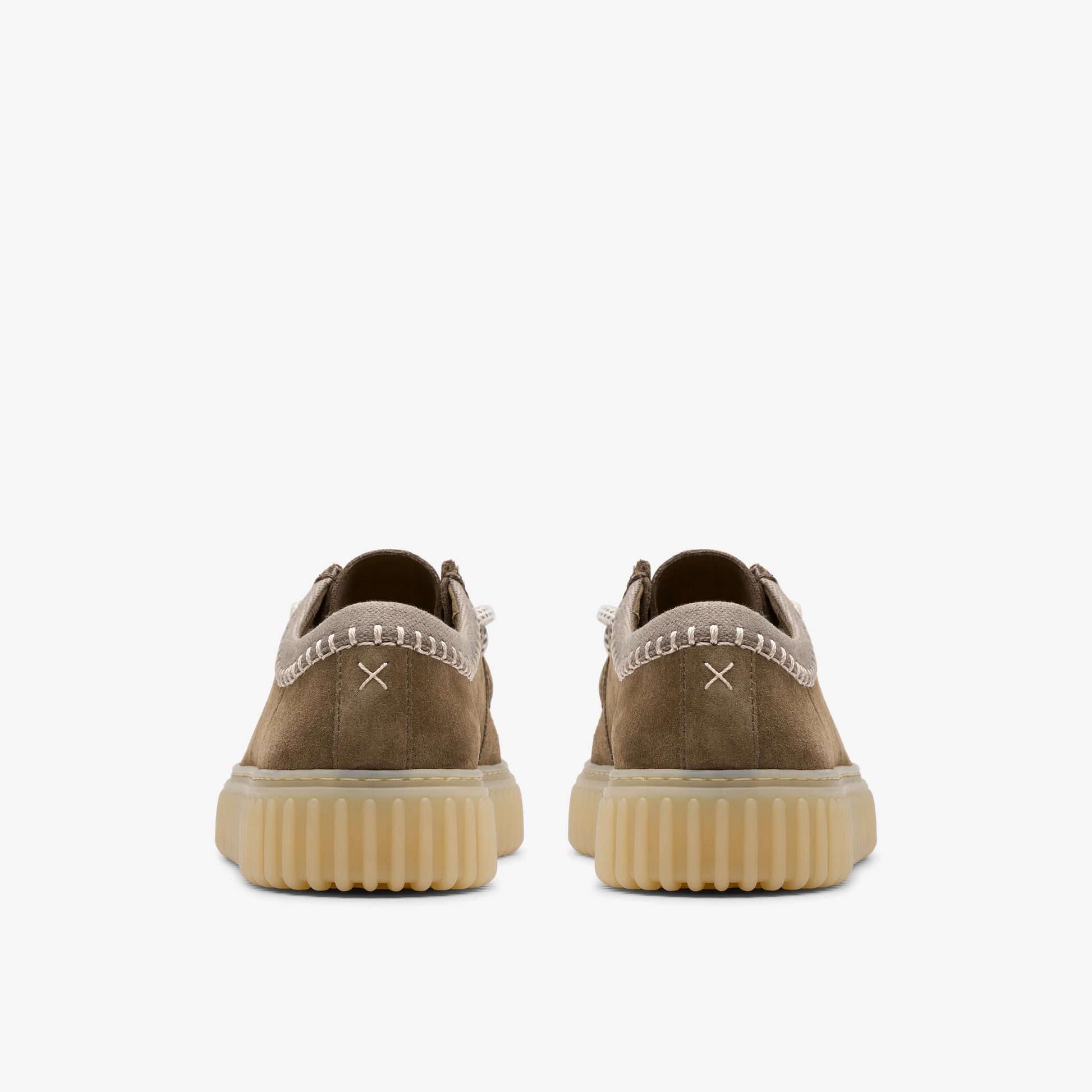 Zapatos Casual De La Marca Clarks  Para Hombre Modelo Torhill Lo Dark Olive Combi