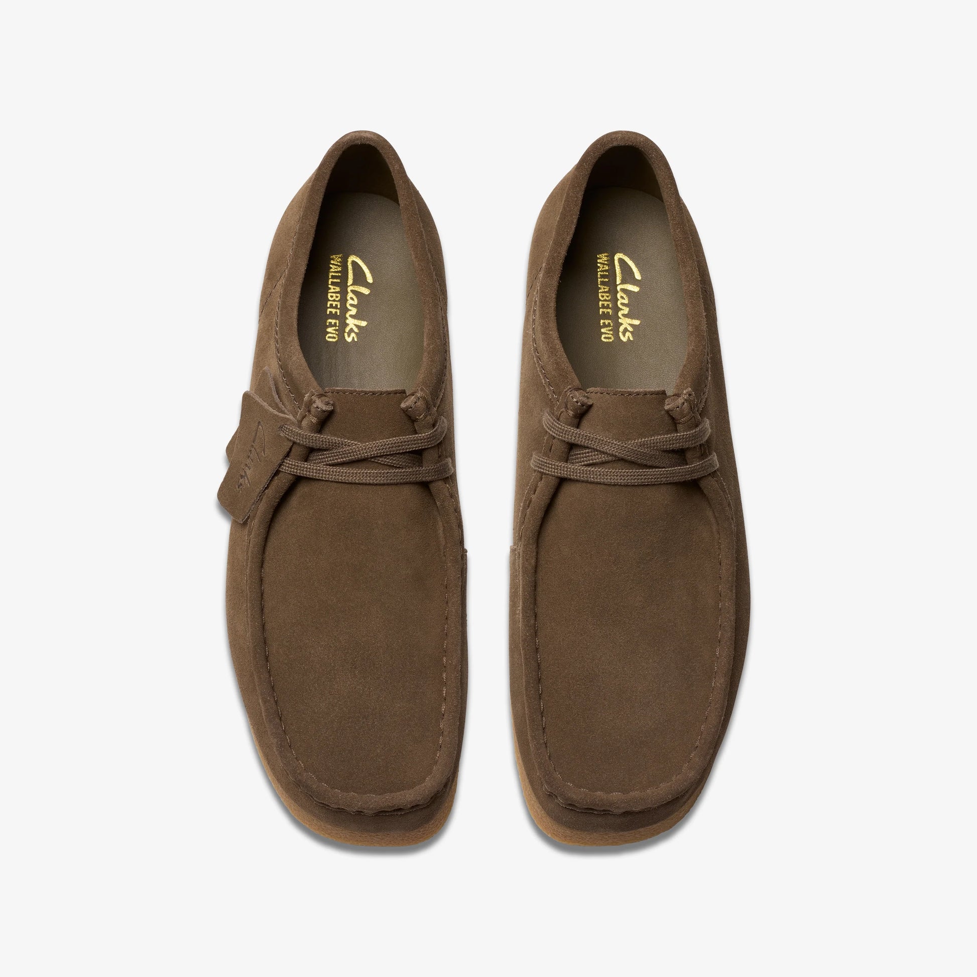 Zapatos Casual De La Marca Clarks  Para Hombre Modelo Wallabeeevo Dark Olive Sde En Color Verde