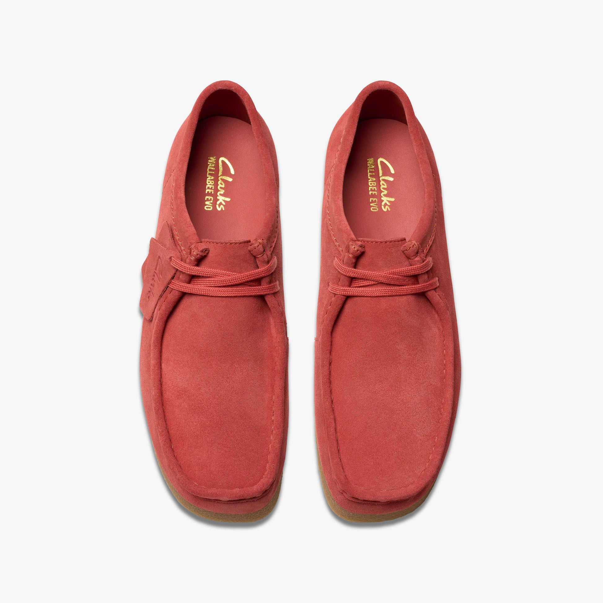 Zapatos Casual De La Marca Clarks  Para Hombre Modelo Wallabeeevo Red Suede