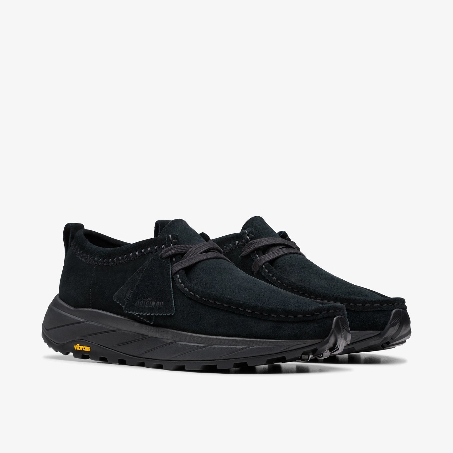 Zapatos Casual De La Marca Clarks Para Hombre Modelo Walla Eden Lo Black/Blk Suede