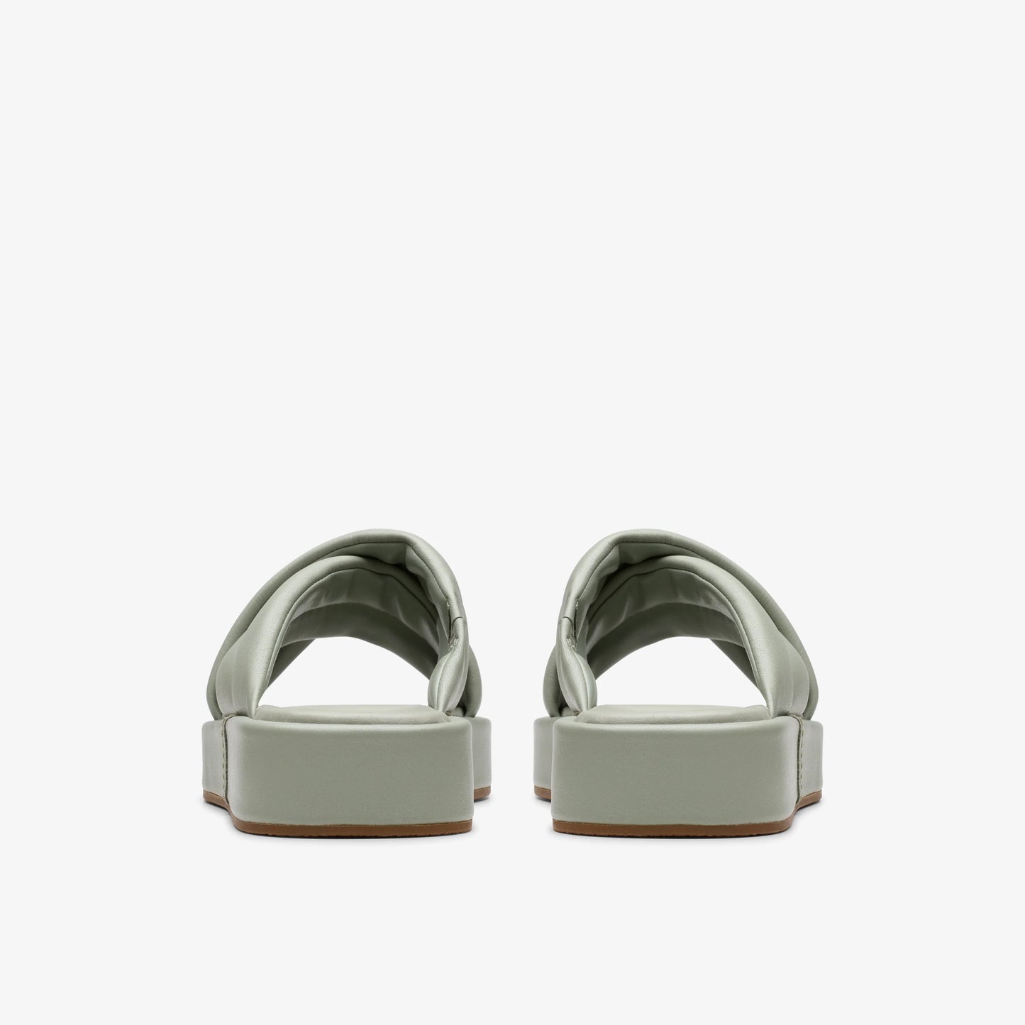 Sandalias De La Marca Clarks Para Mujer Modelo Alda Glide Light Green Leather