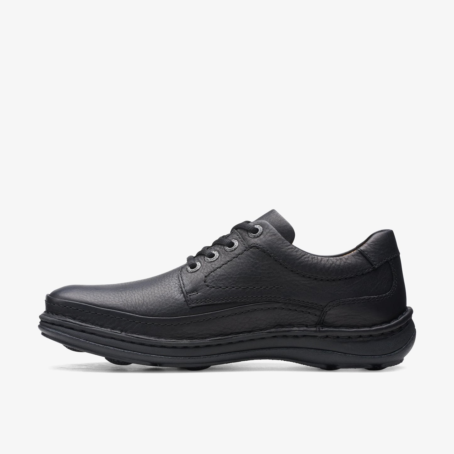 Zapatos Casual De La Marca Clarks Para Hombre Modelo Nature Three Black Leather En Color Negro