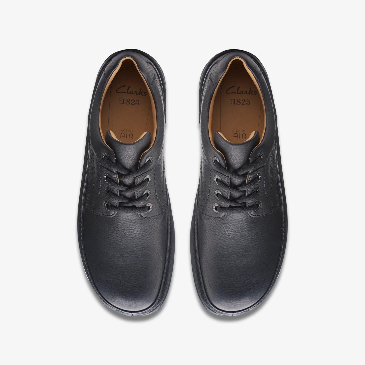 Zapatos Casual De La Marca Clarks Para Hombre Modelo Nature Three Black Leather En Color Negro