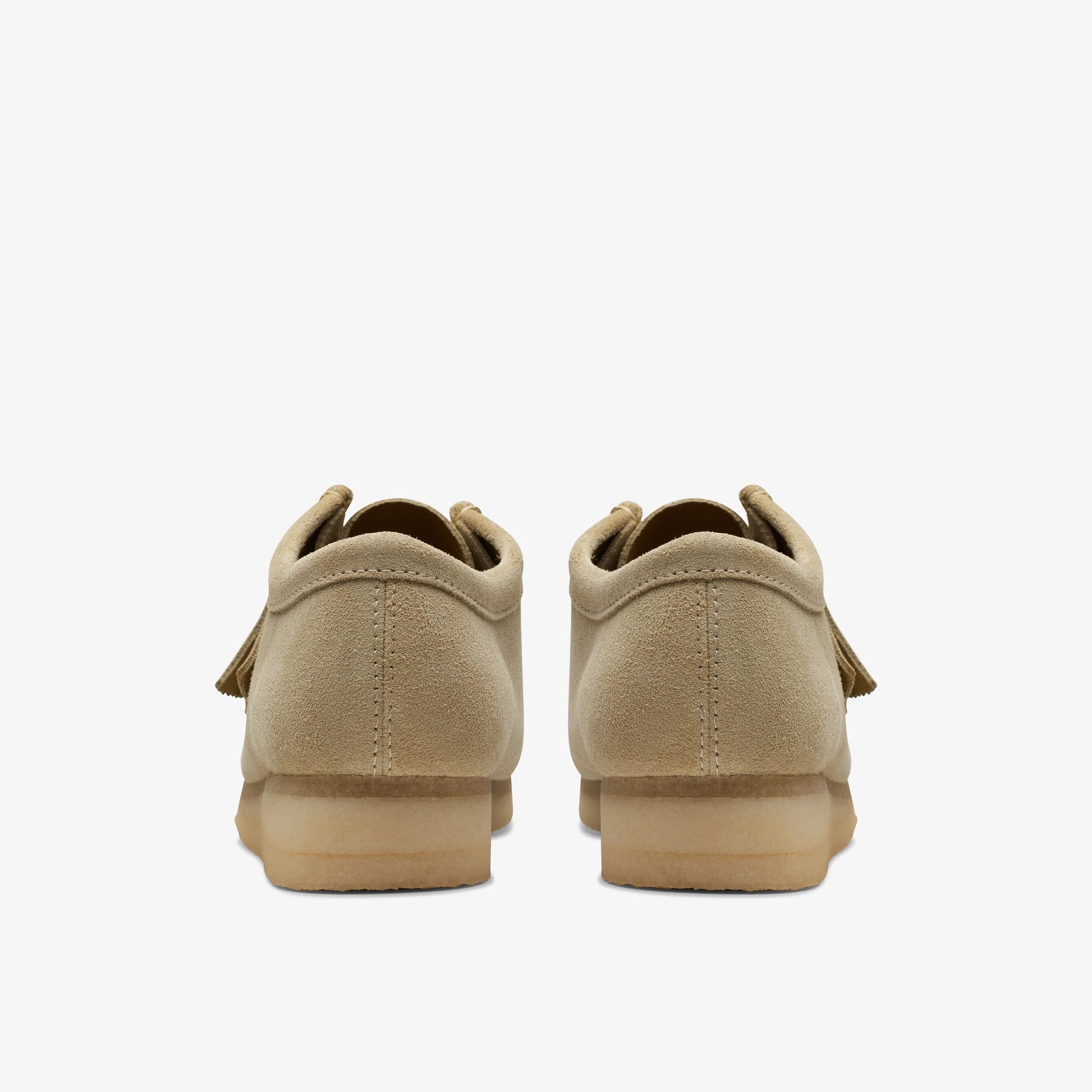 Zapatos Casual De La Marca Clarks  Para Hombre Modelo Wallabee Maple Suede En Color Beige