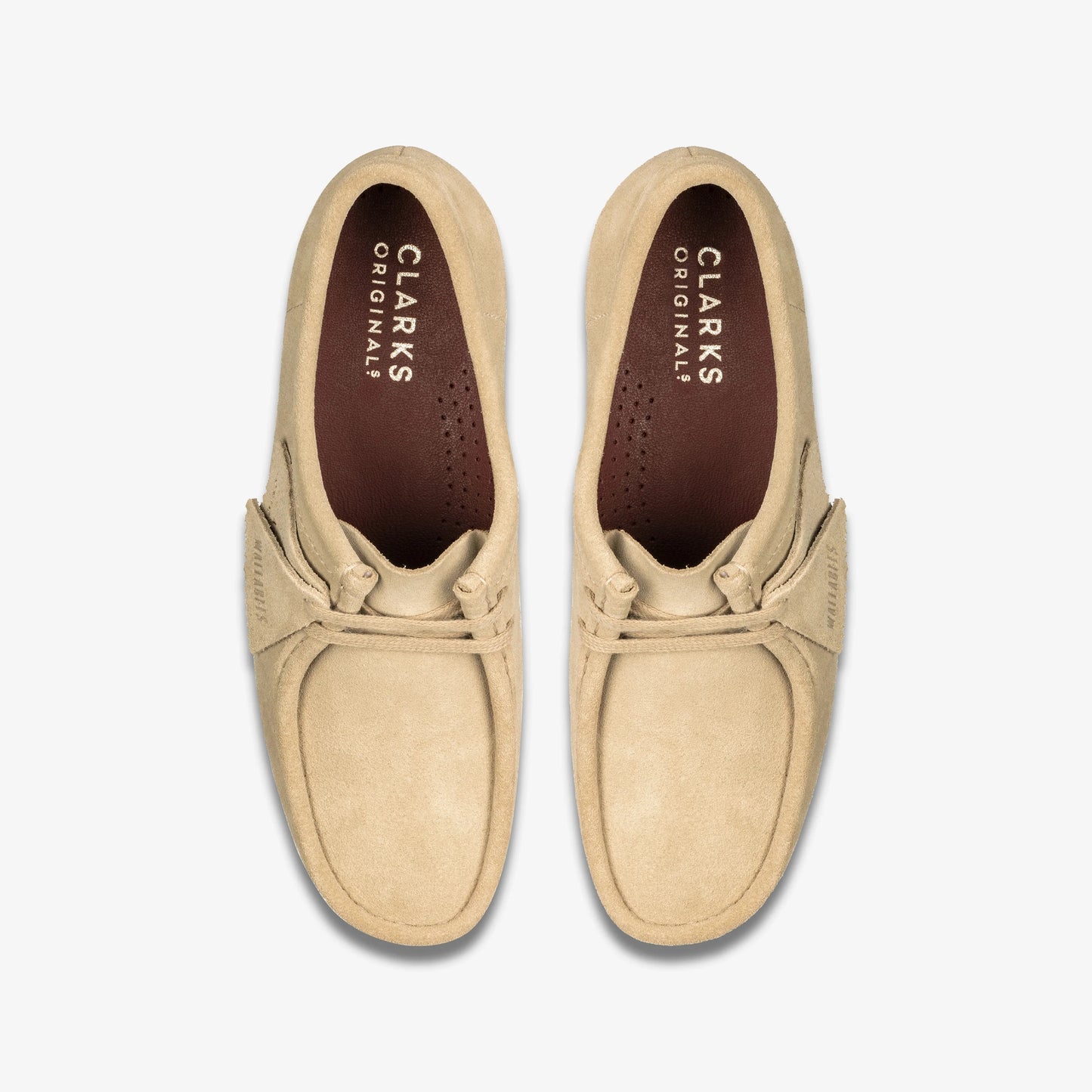 Sandalias De La Marca Clarks Para Mujer Modelo Wallabee. Maple Suede En Color Beige
