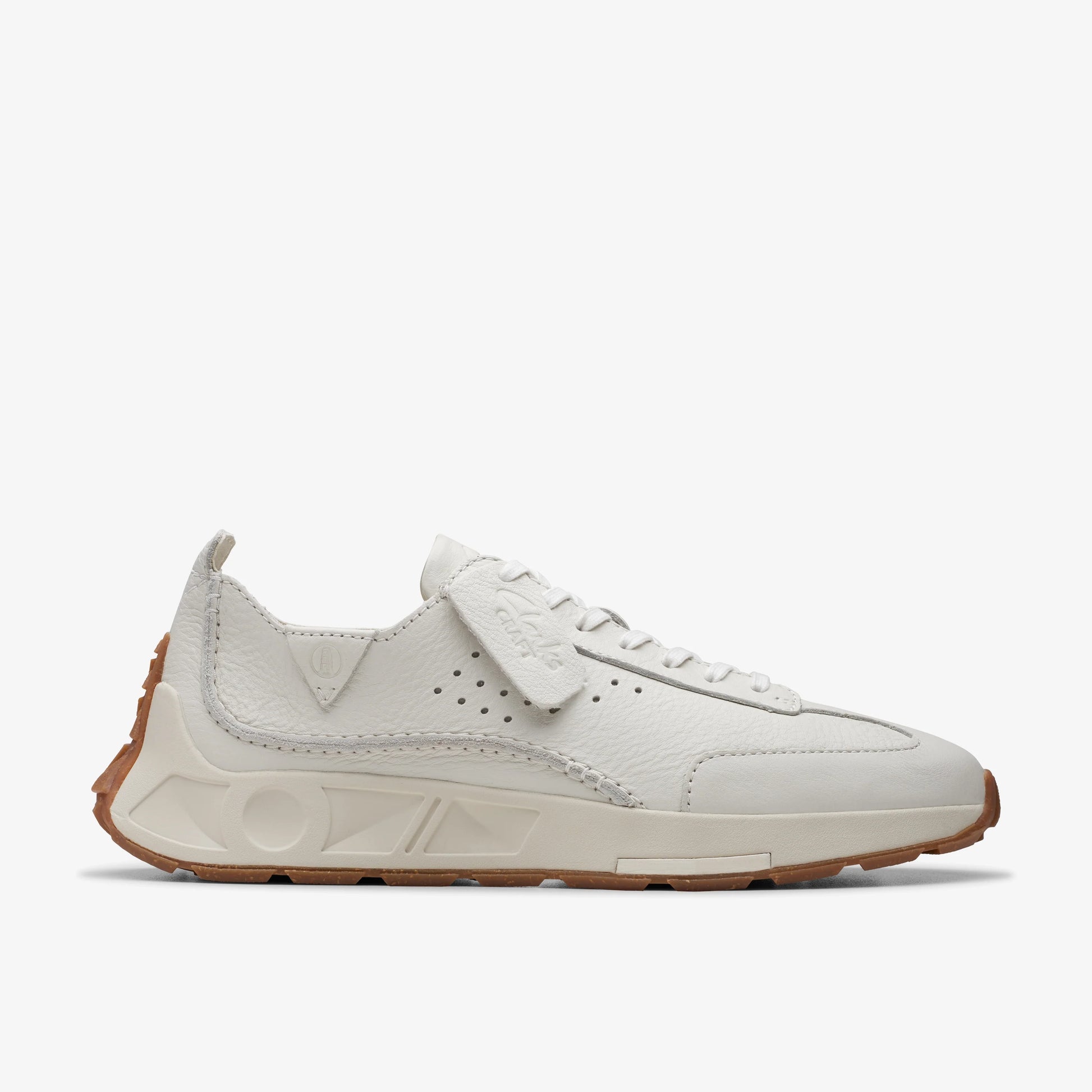 Sneakers De La Marca Clarks  Para Hombre Modelo Craft Speed White Leather En Color Blanco
