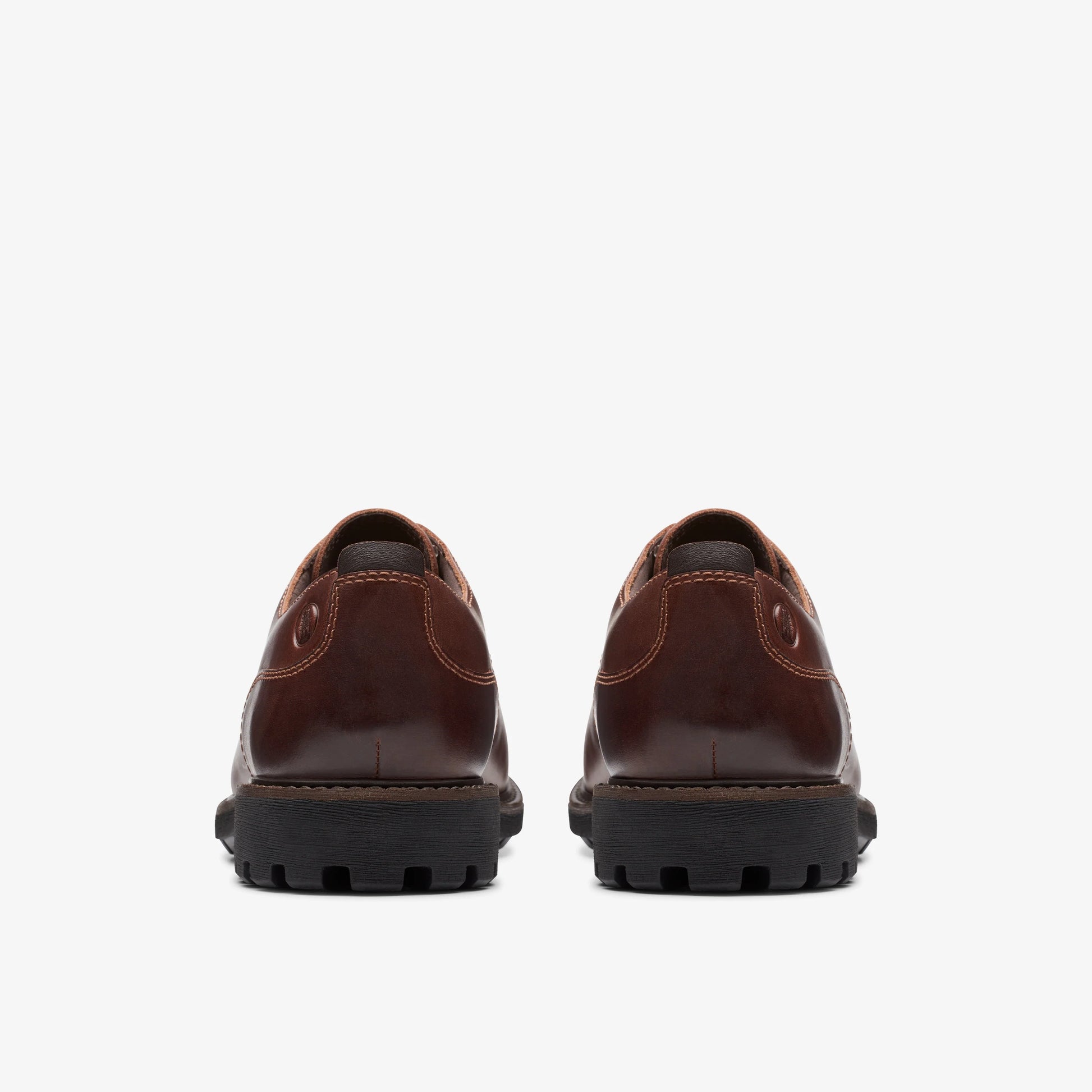 Zapatos Casual De La Marca Clarks  Para Hombre Modelo Batcombe Tie Dark Tan Lea En Color Marrón