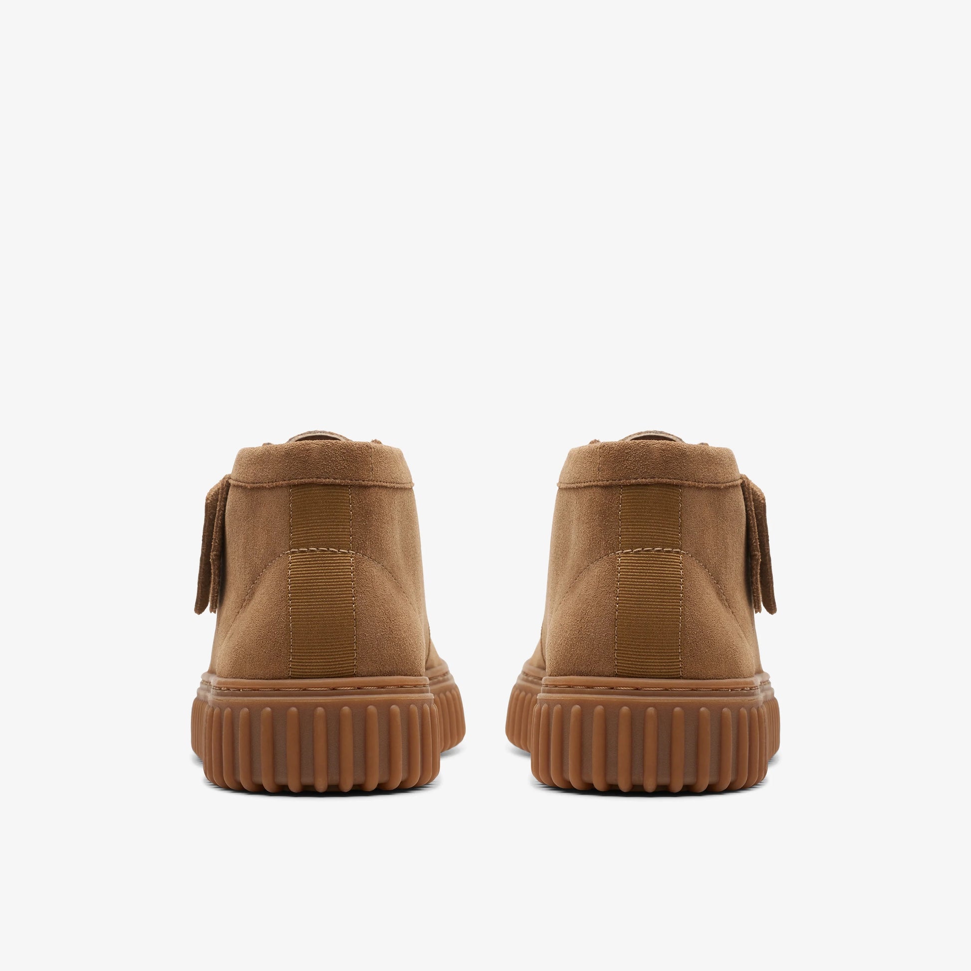 Botines De La Marca Clarks  Para Hombre Modelo Torhill Hi Dark Sand Suede