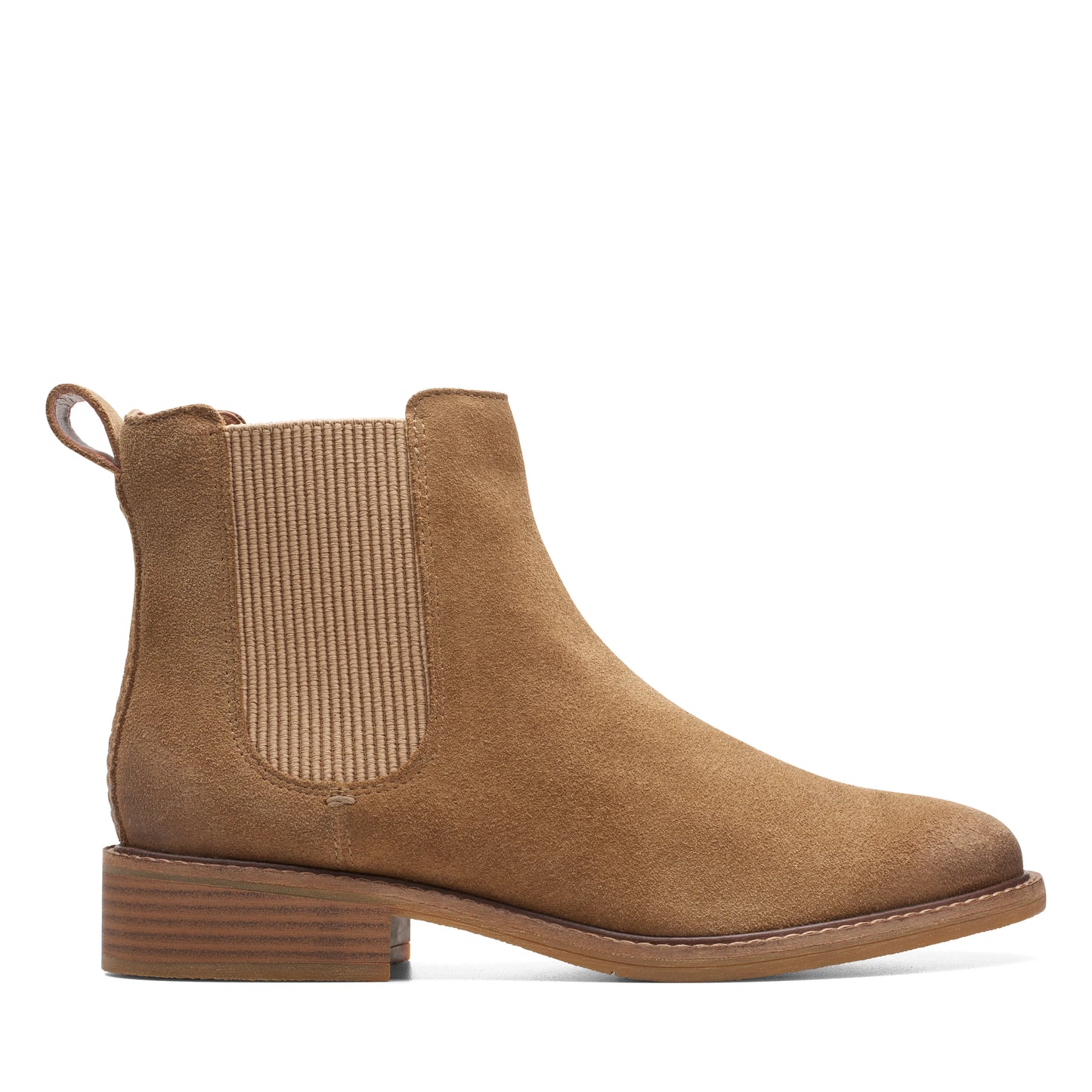 CLARKS | BOTINS CHELSEA DONA | COLOGNI ARLO2 TAN LEATHER | MARRÓ