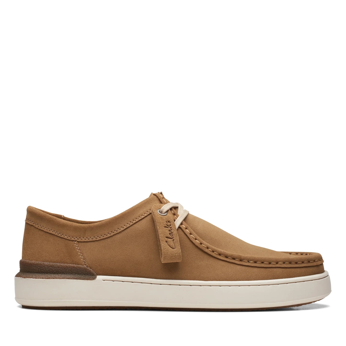 Wallabee De La Marca Clarks Para Hombre Modelo Courtlitewally Dark Sand En Color Beige