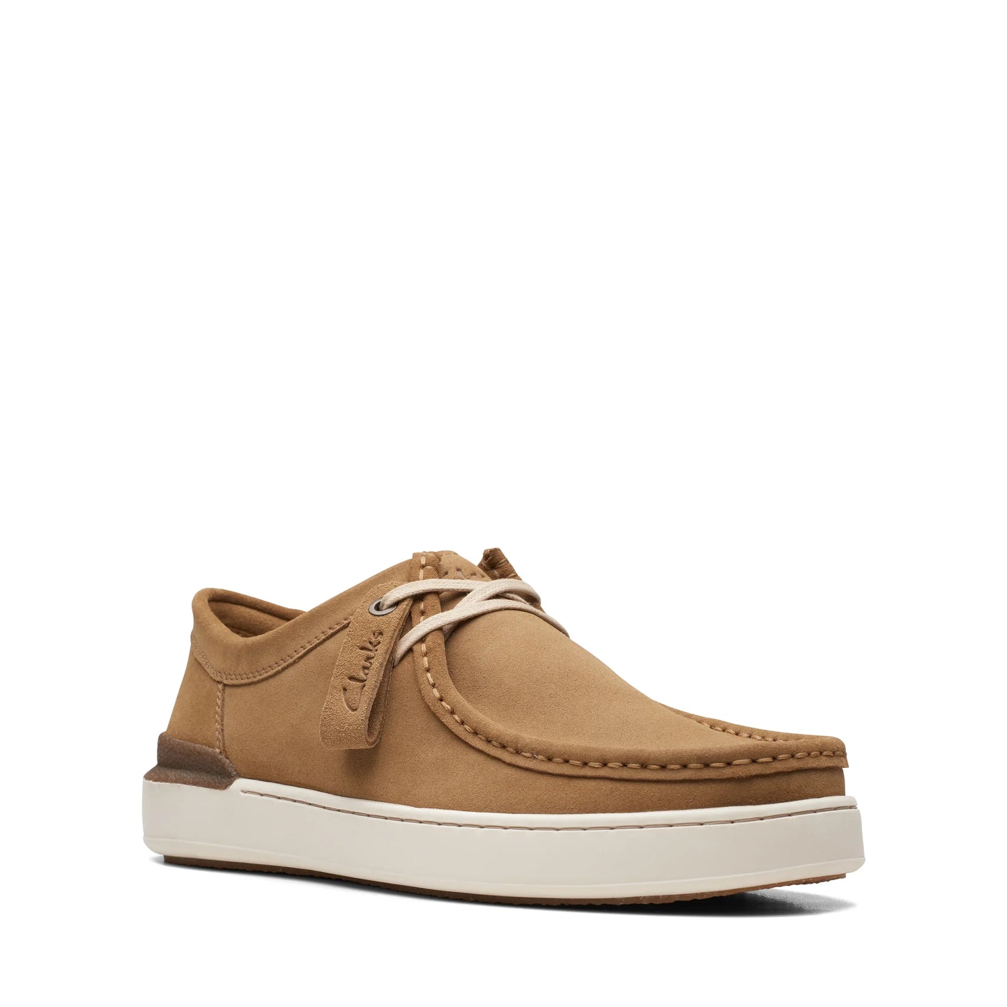 Wallabee De La Marca Clarks Para Hombre Modelo Courtlitewally Dark Sand En Color Beige