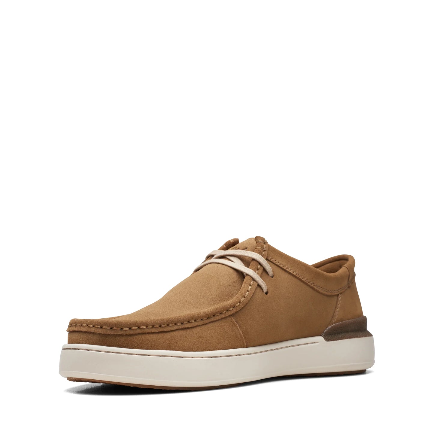 Wallabee De La Marca Clarks Para Hombre Modelo Courtlitewally Dark Sand En Color Beige