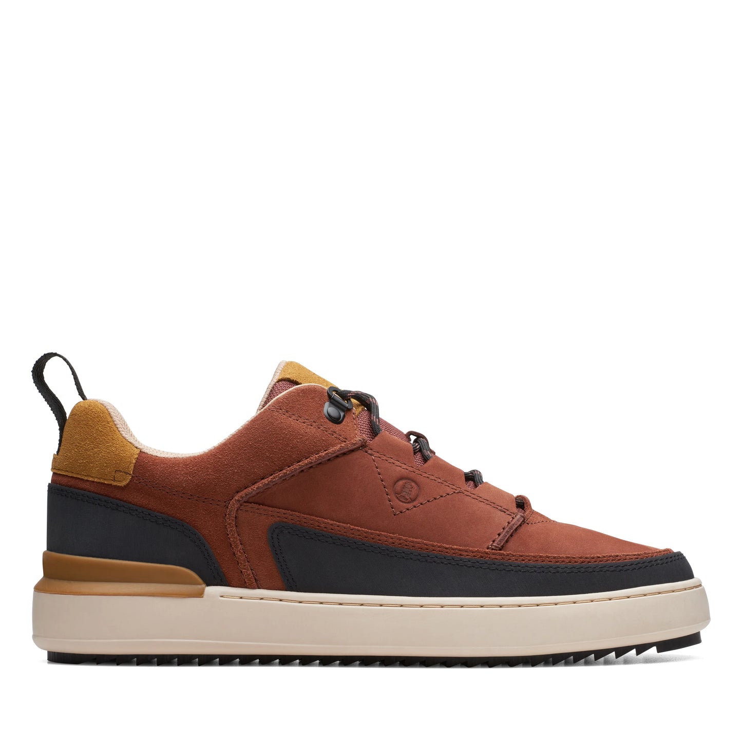 Clarks – Courtlite Go British Tan NBK – Braune Derby-Schuhe für Herren