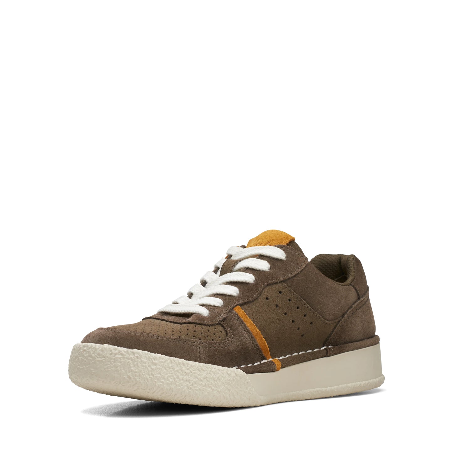 Sneakers De La Marca Clarks Para Mujer Modelo Craftcup Court Olive Combination En Color Verde