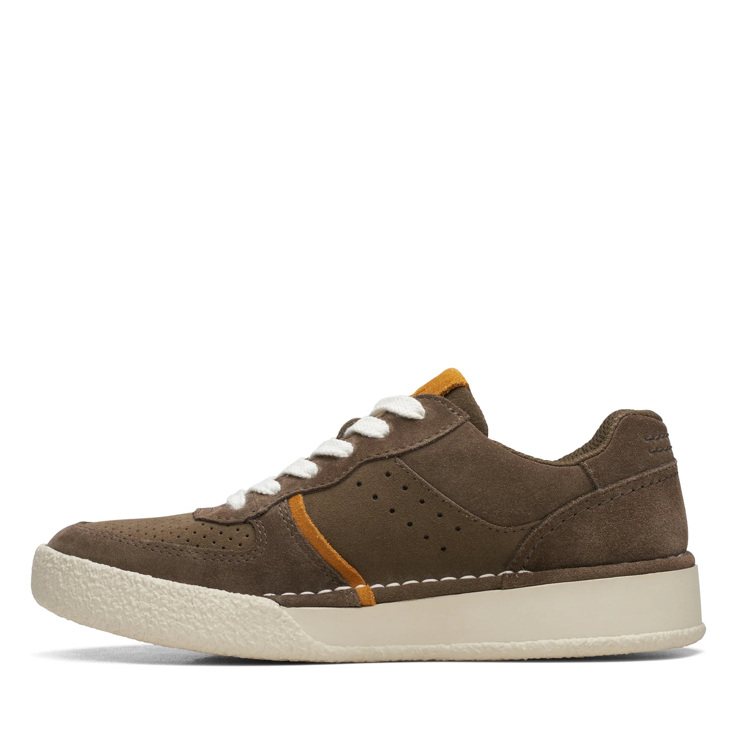 Sneakers De La Marca Clarks Para Mujer Modelo Craftcup Court Olive Combination En Color Verde