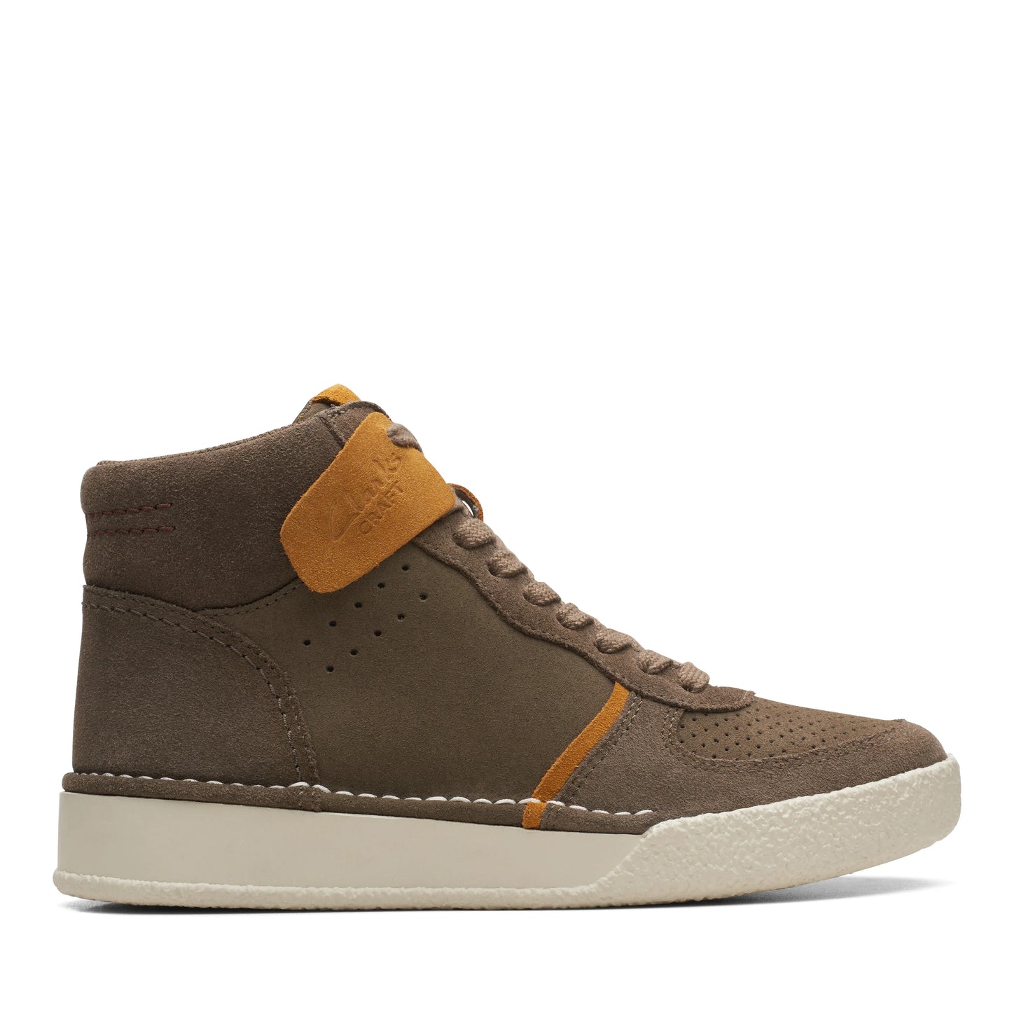 Botas De La Marca Clarks Para Mujer Modelo Craftcup Mid Olive Combination En Color Verde