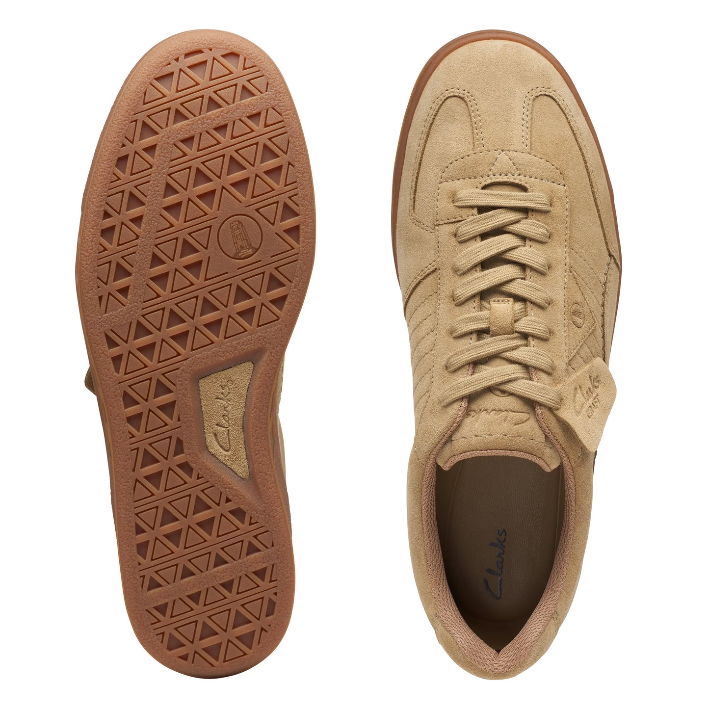 Sneakers De La Marca Clarks Para Hombre Modelo Craftrally Ace Dark Sand En Color Beige