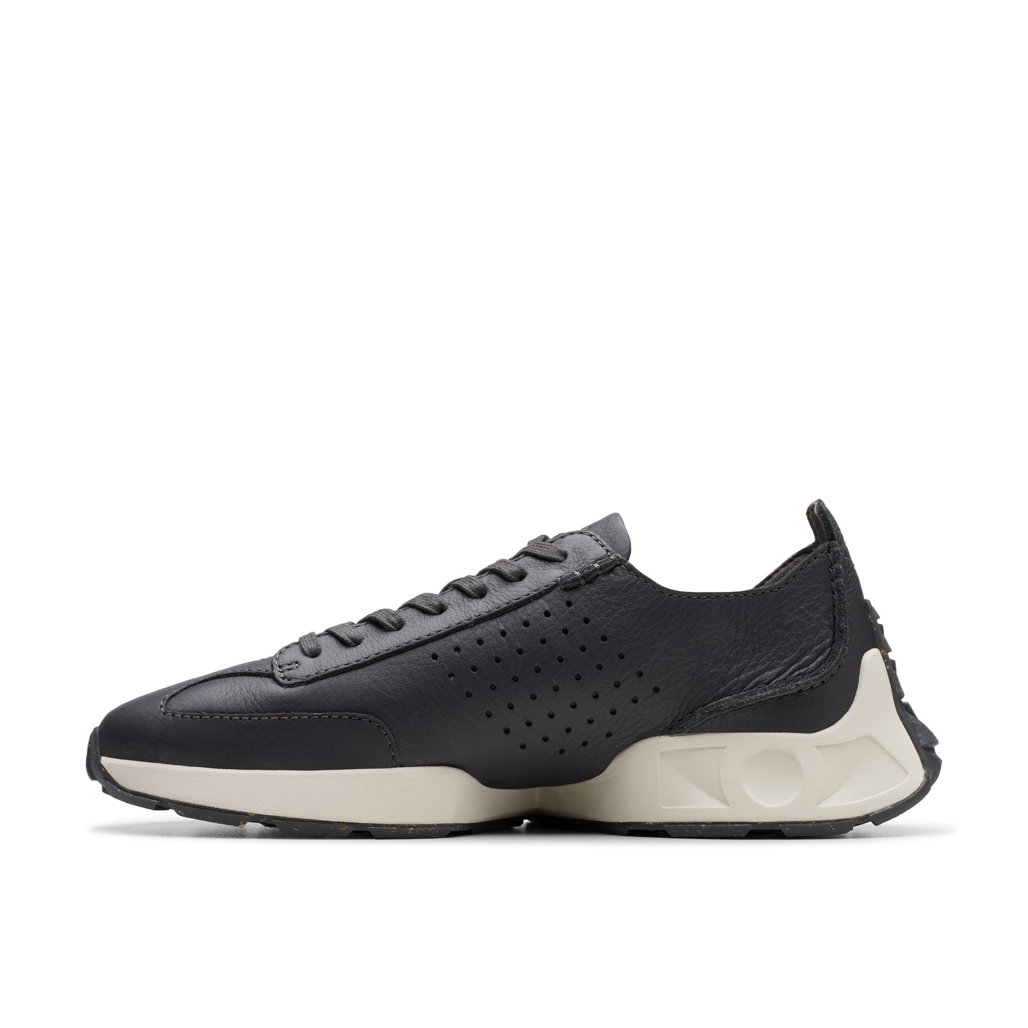 Sneakers De La Marca Clarks Para Hombre Modelo Craft Speed Dark Grey Leather En Color Gris