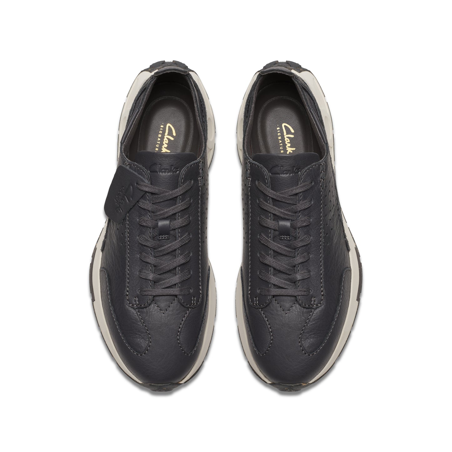 Sneakers De La Marca Clarks Para Hombre Modelo Craft Speed Dark Grey Leather En Color Gris