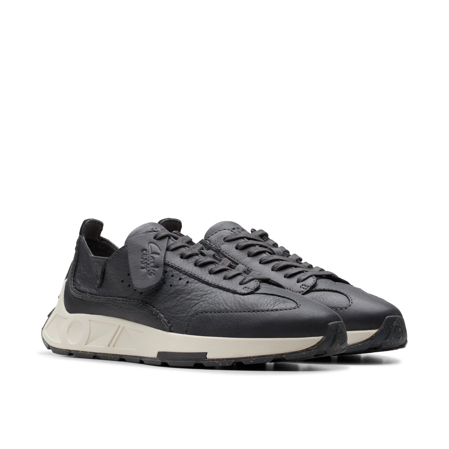 Sneakers De La Marca Clarks Para Hombre Modelo Craft Speed Dark Grey Leather En Color Gris