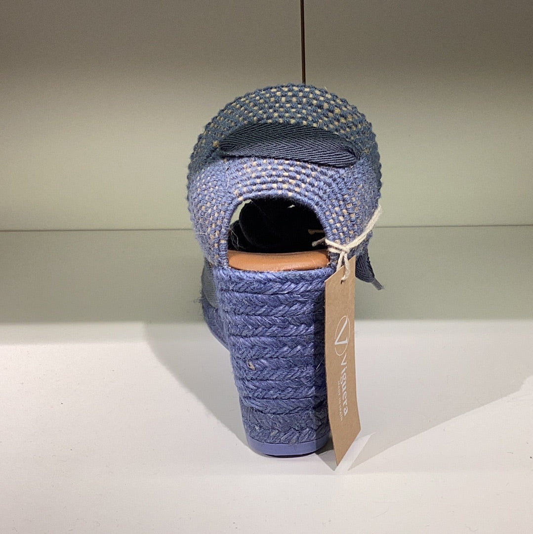 VIGUERA | Damen-Espadrilles | Leinenjeans