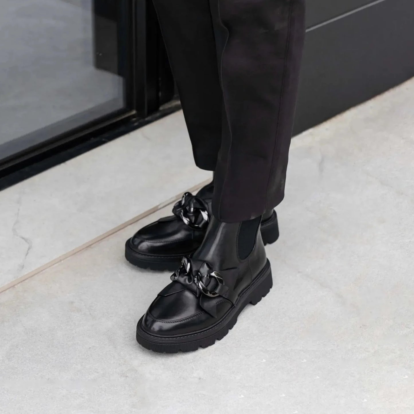 REGARDE LE CIEL | STIEFELETTEN FÜR DAMEN | DALIA 02 DELICE SCHWARZ | SCHWARZ