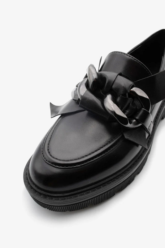 REGARDER LE CIEL | MOCASSINS POUR FEMME | DALIA DÉLICE NOIR | NOIR