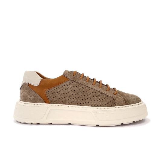 LUIS GONZALO 1966 | SNEAKERS DE VESTIR HOMBRE | DEPORTIVO HOMBRE CASCO TBC | MARRÓN