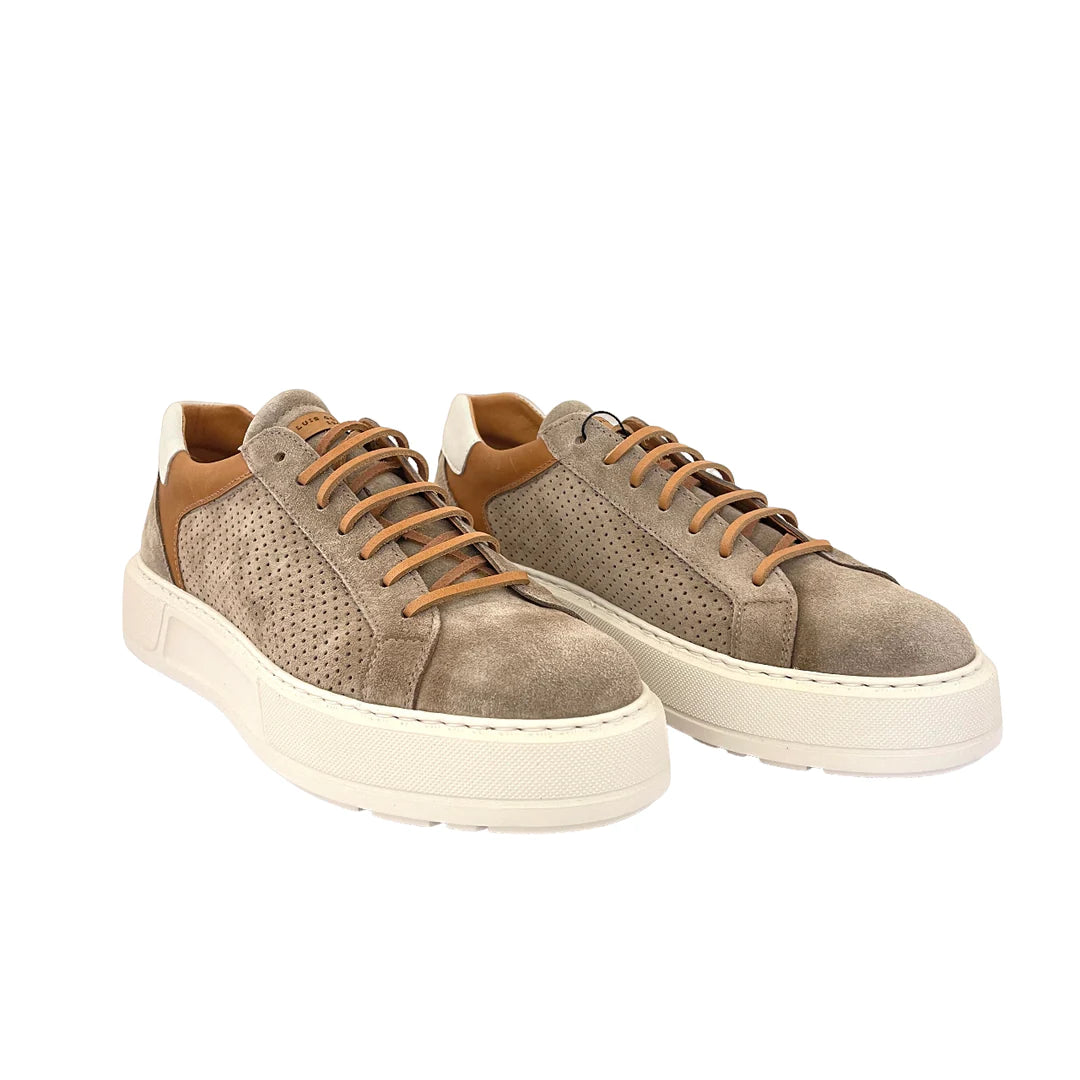 LUIS GONZALO 1966 | BASKETS HOMME | CHAUSSURES DE SPORT HOMME AVEC CASQUE À CONFIRMER | MARRON