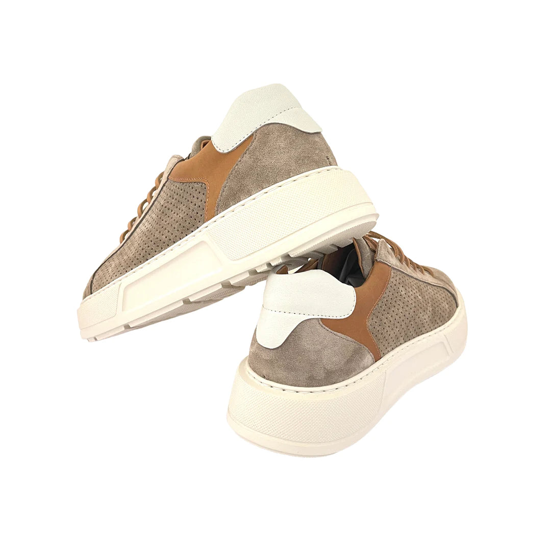 LUIS GONZALO 1966 | BASKETS HOMME | CHAUSSURES DE SPORT HOMME AVEC CASQUE À CONFIRMER | MARRON