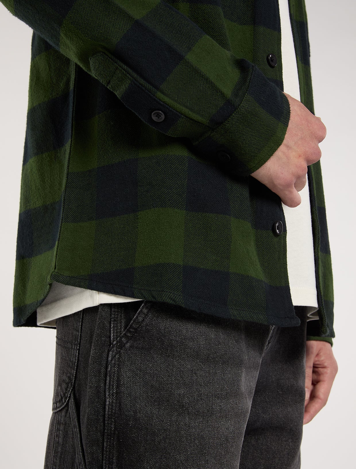 DICKIES | CAMISAS | HOMBRE | SACRAMENTO SHIRT PINE NEEDLE GREY | VERDE