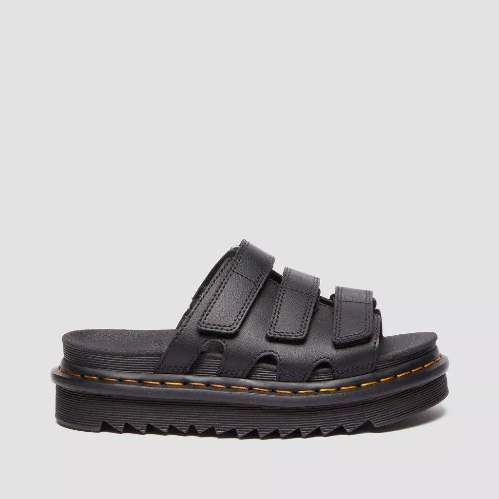 DR. MARTENS | SANDALEN | DAMEN | RAINE SLIDE SANDALE SCHWARZ