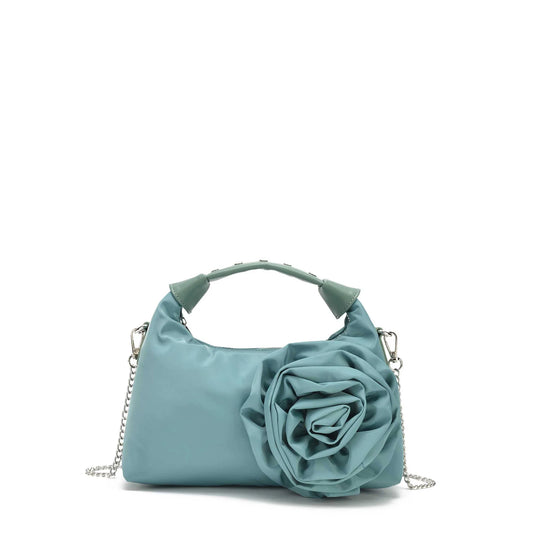 NUNOO | BOLSO MUJER | DANDY ROSE RECYCLED NYLON POWDER BLUE | AZUL