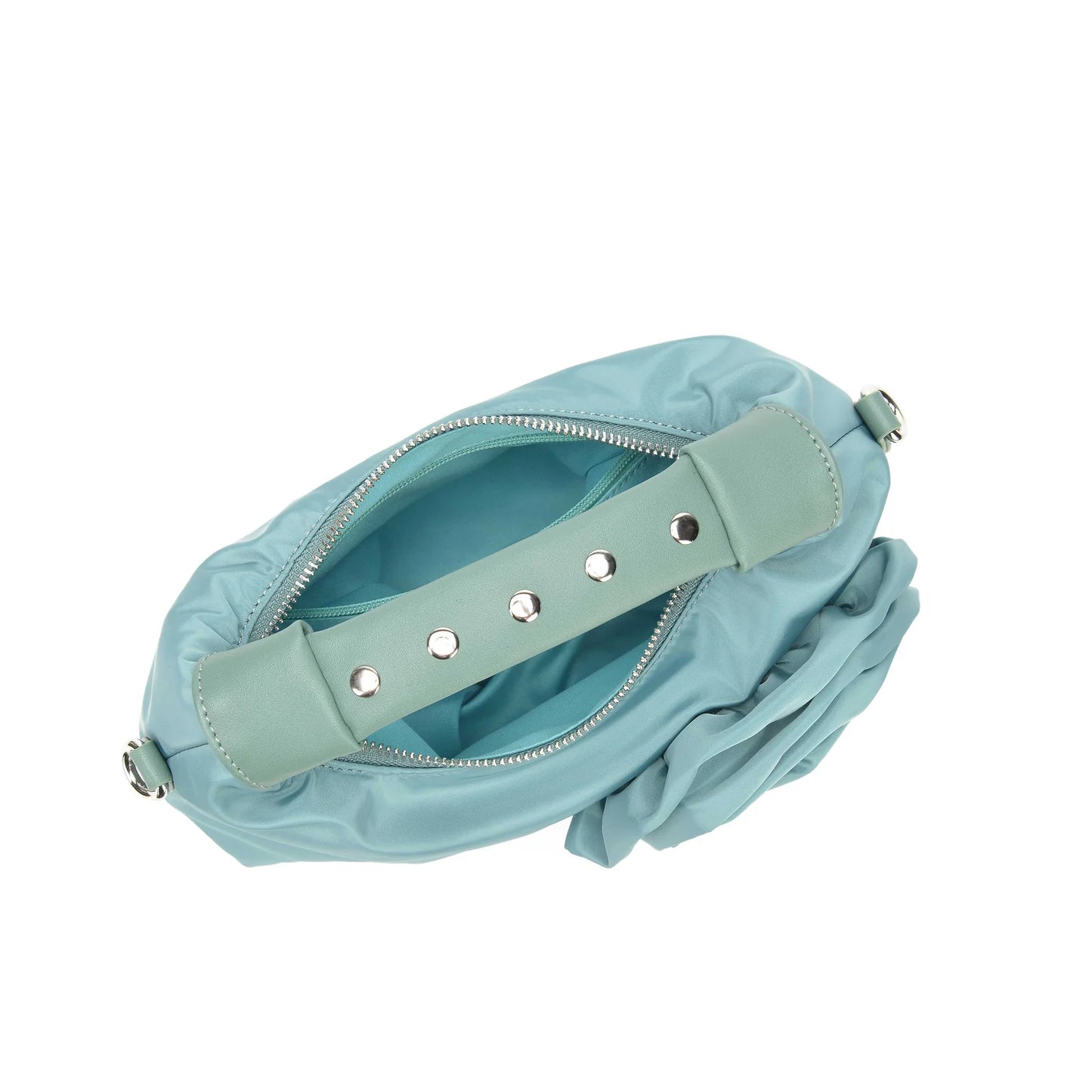 NUNOO | DAMESTAS | DANDY ROSE GERECYCLED NYLON POEDERBLAUW | BLAUW