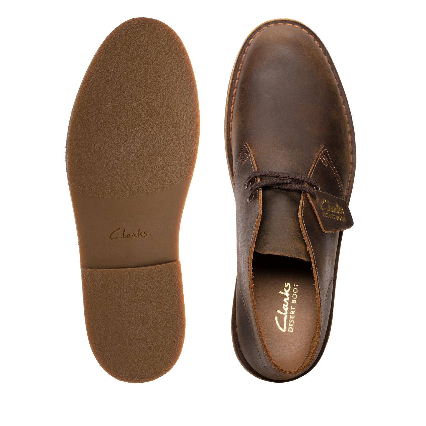 Botas De La Marca Clarks Para Hombre Modelo Desert Bt Evo Beeswax Leather En Color Marrón