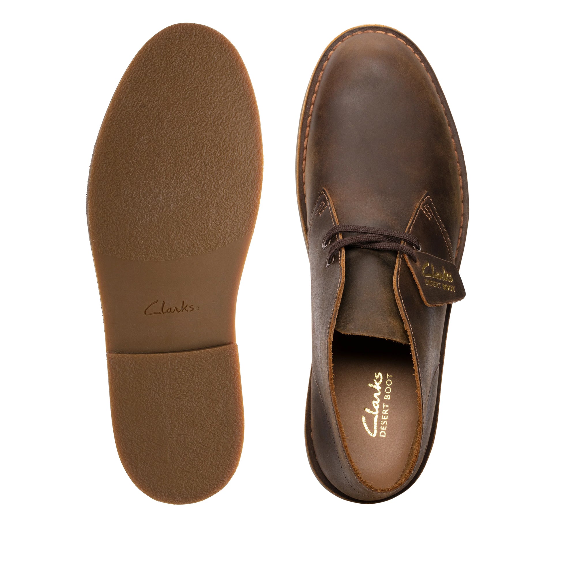 Botas De La Marca Clarks  Para Hombre Modelo Desert Bt Evo Beeswax Leather En Color Marrón