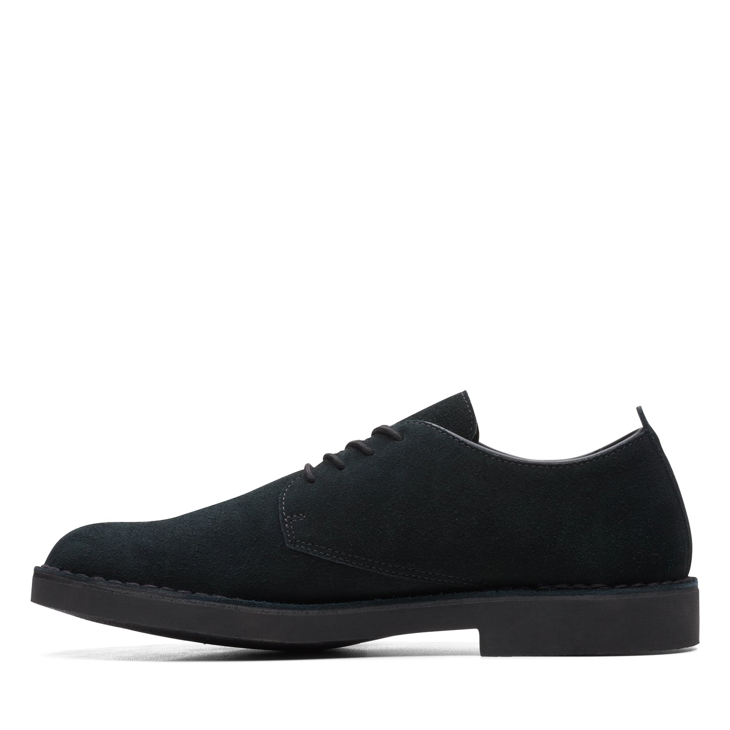 Zapatos Derby De La Marca Clarks Para Hombre Modelo Desert Lon Evo Black Suede En Color Negro