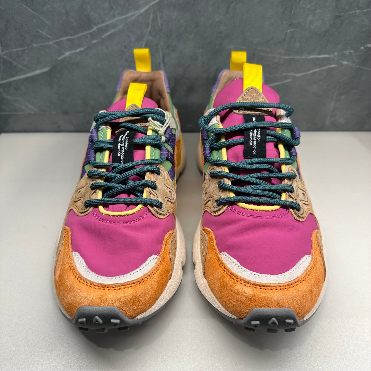 FLOWER MOUNTAIN | SNEAKERS | MUJER | YAMANO 3 WOMAN ORANGE-FUCHSIA
