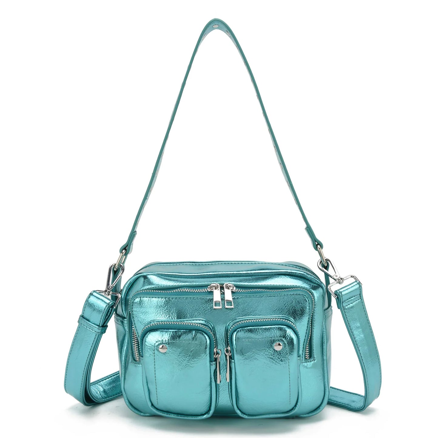 NUNOO | BORSA DA DONNA | ELLIE RICICLATA COOL AZZURRO AZZURRO | BLU