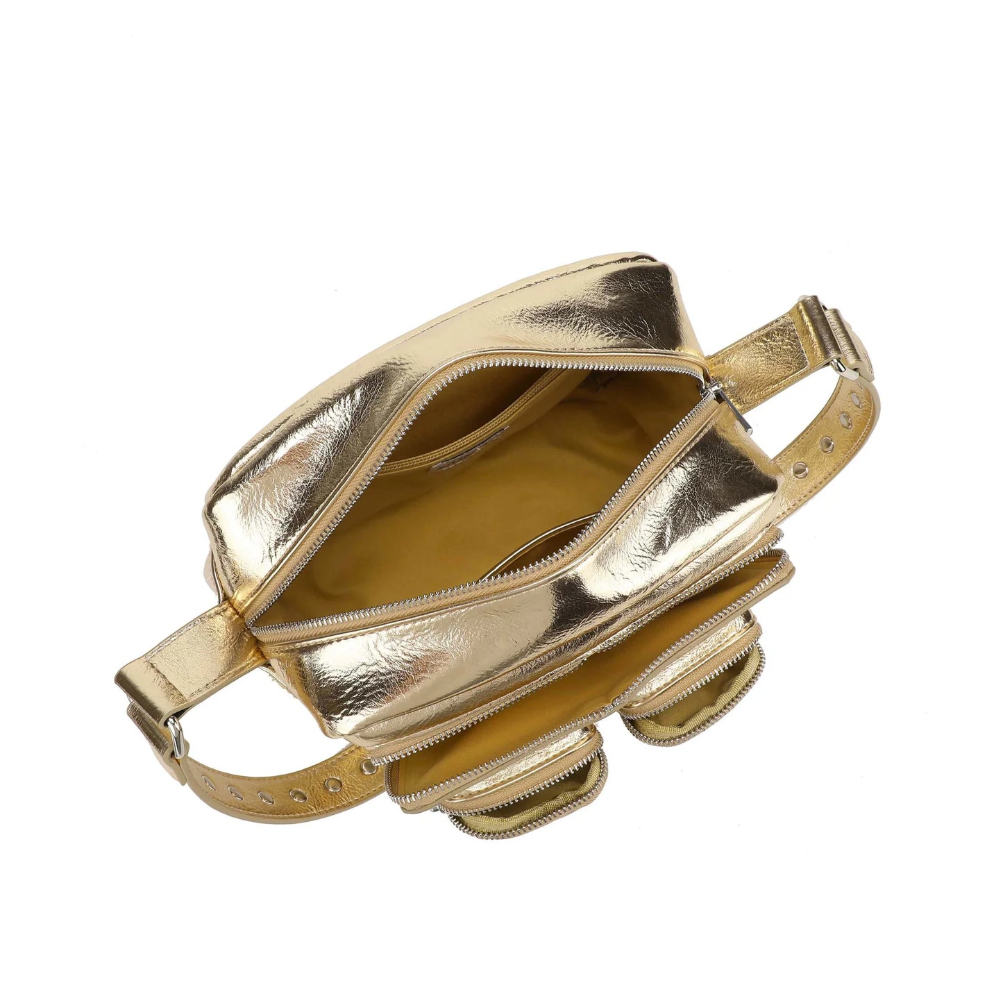NUNOO | DAMENTASCHE | ELLIE RECYCELT COOL LIGHT GOLD | GOLDEN